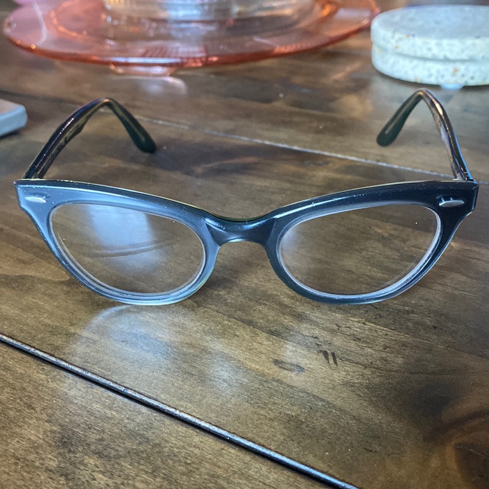 Vintage Bausch and Lomb cat eye glasses 5 1/2